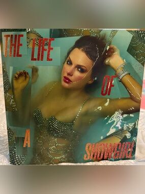 Taylor Swift The Life of a Showgirl Vinyl Album Record Orange Glitter READ